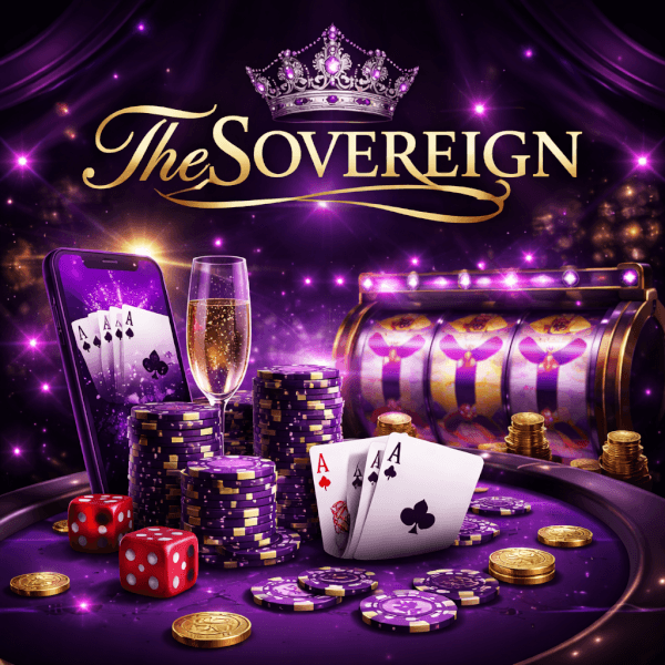 TheSovereign online casino lobby showcasing slots live tables and modern play options