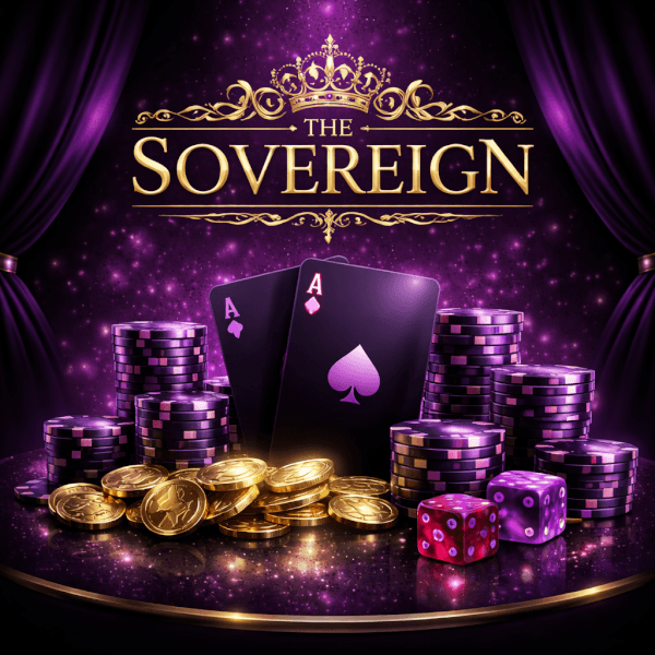 TheSovereign mobile gaming platform featuring sleek casino design and instant access